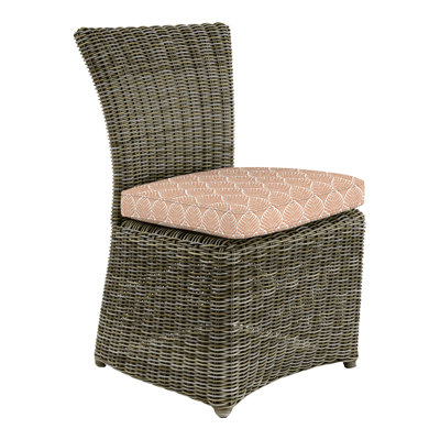 Sag Harbor Patio Dining Side Chair with Cushion (Set of 2)