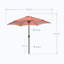 Parasol Tahire 102,76 avec contrepoids inclus-1243172886