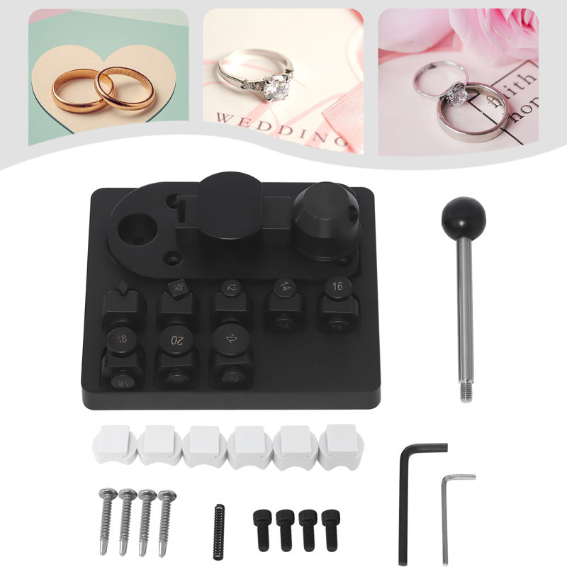 Outil de cintrage d'anneaux pour bijoux, anneau, cintreuse, 6 matrices en nylon
