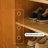 Burlywood Solid Wood Shoe Storage Bench-121159460
