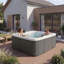 Spa carré à 90 jets pour 7 personnes à 90 jets avec ozonateur Lifesmart LS700DX-47823677