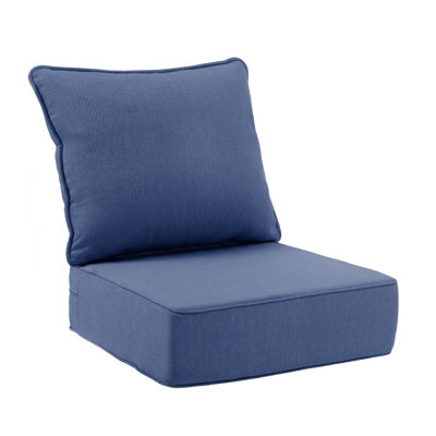 24 x 24 x 6.2 inch Outdoor Olefin Chair Cushion,Comfortable, Durable, Weather-Resistant Design