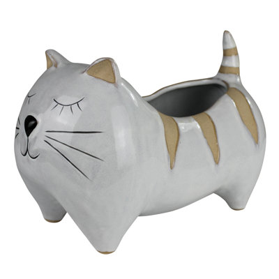 Reca Cat Statue Vase