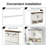 Bathroom Wall Cabinet With 2 Doors-1328393788