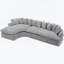 Grand canapé modulaire 127 po-1878098753
