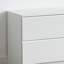 Système de placard en bois blanc