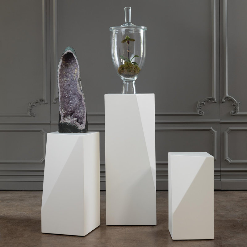Facet Pedestal, 42.25" H x 16" W x 16" D