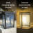 7.87'' Solar Powered Integrated LED Color Changing Outdoor Lantern-91965008