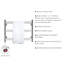 Chauffe-serviettes électrique chauffant mural Heatgene-45087751
