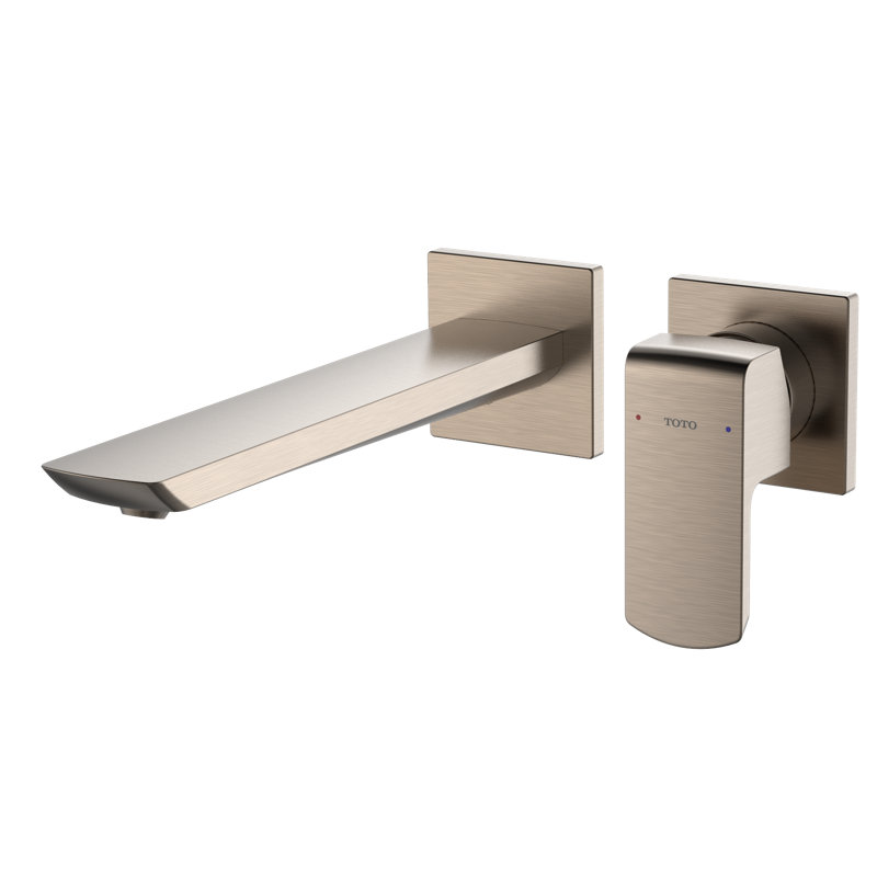 Robinet de salle de bain mural avec une technologie coulissante confort
