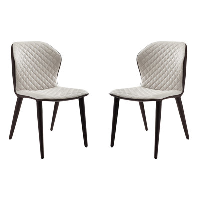 Chaise d'appoint en cuir Olivia