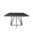 Abreia Extendable Metal Base Dining Table