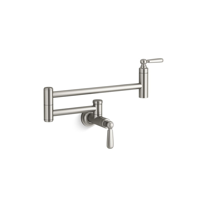 Edalyn by Studio McGee Wall-Mount Pot Filler, Vibrant Stainless