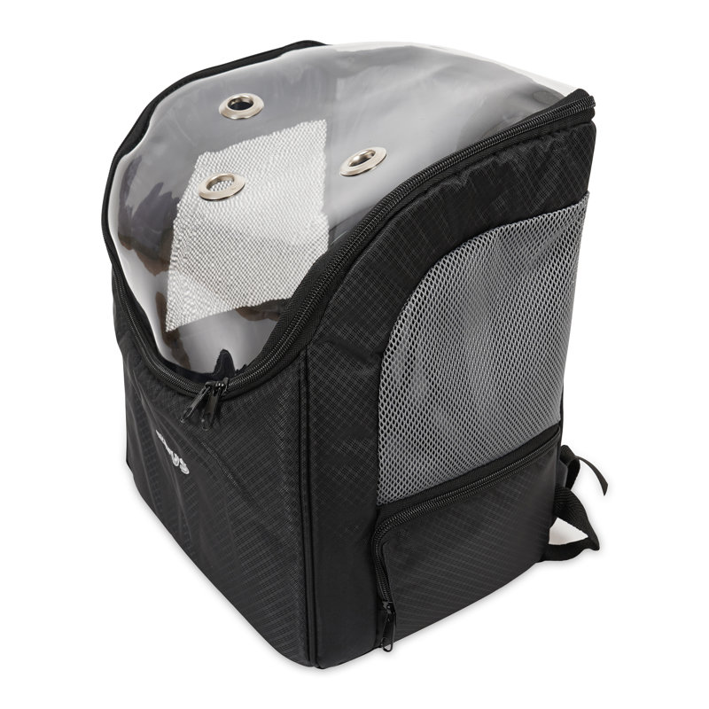 Sac à dos pour chien et chat approuvé par les compagnies aériennes, Gris / Noir