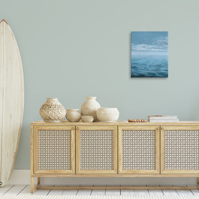 Clouds over Sea Waves Canvas Wall Art by Grace Popp