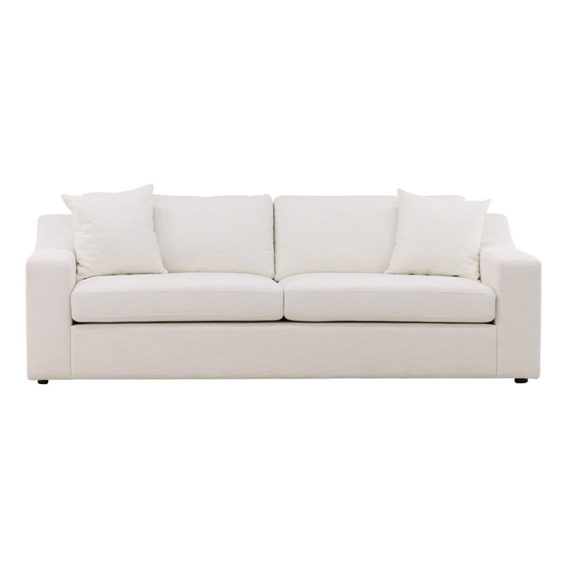 Emma 95'' Sofa, Cream