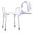 Multi-Purpose Backless Shower Bench with Arms