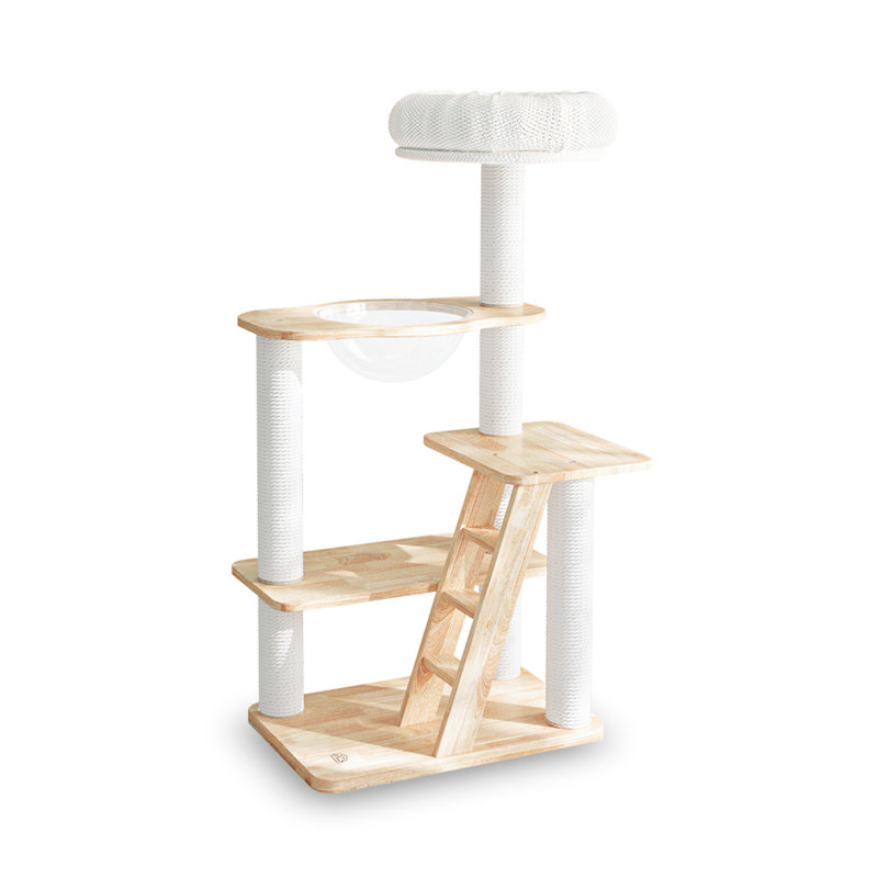 4 Tiers Cat Tree with Condons,Perch,Scratching Posts