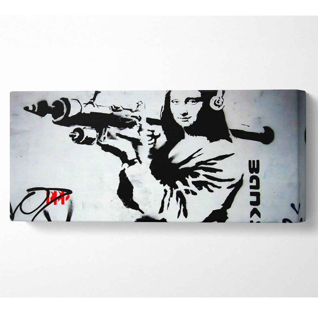 Mona Lisa Rocket Launcher Panoramaleinwand