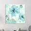 « aquarelle blue », reproduction d’art vii sur toile tendue-23681854