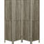 4 Paravents gris rustique en bois flotté, teinte, 68,7 po de hauteur x 69,5 po de largeur, 0,76 po de profondeur, pin et paravent avec style, attrait, 68,7 po x 69,5 po x 0,76 po, pin, placage