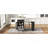 59.5" Kitchen Island With Extendable Dining Table, Kitchen Storage Table With Double-Sided Storage, Kitchen Island With 2 Drawers, Power Outlet, Side Open Shelves, For Kitchen, Dining Room-639121036
