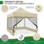 Tente de réception pliante et imperméable 118 x 118-100761448