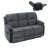 Fabric 95cm Reception Loveseat
