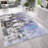 Chic and Contemporary With Pile Soft Printed Rug featuring Intricate Geometric Design Perfect for Adding a Touch of Sophistication to Your Living Space-396940651
