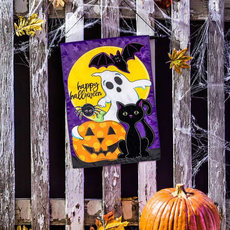 Drapeau d'Halloween amis du jardin d'Halloween