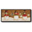 «Top Hat Snowmen» - Toile encadrée
