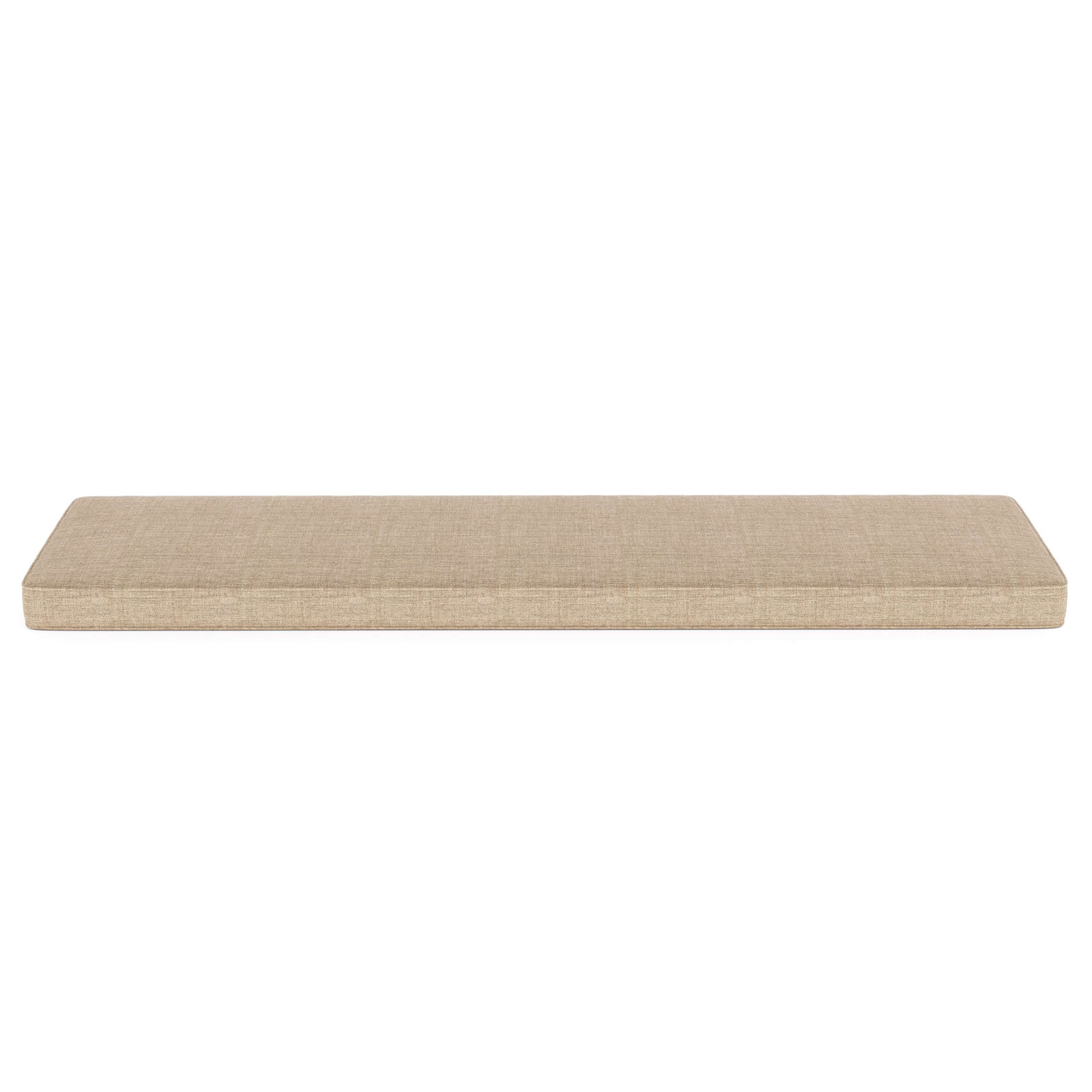 Jayapura Sunbrella® Seat Cushion, Cast Ash Sunbrella® Plainweave, 65" W x 18" D