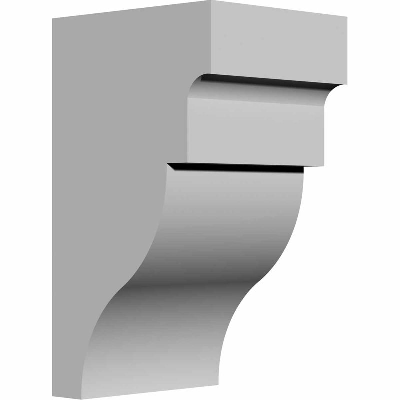 Support / corbeau en uréthane H 7 po x l 3,5 po x P 4 po Endurathane Wigan