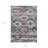 3' X 5' Gray Charcoal And Silver Southwestern Washable Indoor Outdoor Area Rug