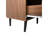 Versatile 2 - Drawer Nightstand With Brown Wood, Engineered Wood Construction, Bedroom Decor Addition Practical Bedside Cabinet In Coffee Color, Storage Solution