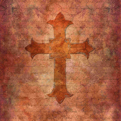 " Iron Cross Mat 2 " Painting Print