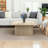 Aurel 31.5" Fluted Square Coffee Table-1711633970