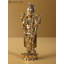 Superbe statue de Vishnu se tenant debout sur une statue en laiton Lotus