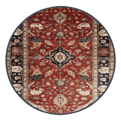 Tapis brun lavable à la machine