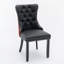 Chaise rembourrée en polyuréthane et velours-1309429676