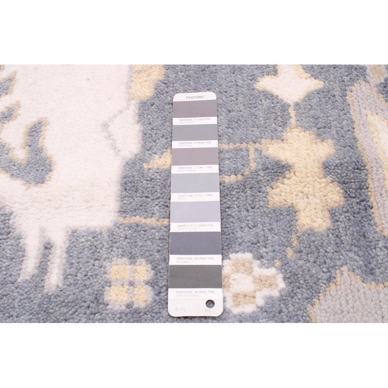 Tapis gris foncé Royal Oushak 9 po 2 po x 12 po 4 po