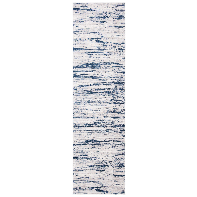 Greely Machine Woven Abstract Area Rug, Runner 2'2" x 6'