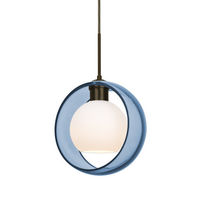 Luminaire suspendu géométrique 1 lumières simple Spigner