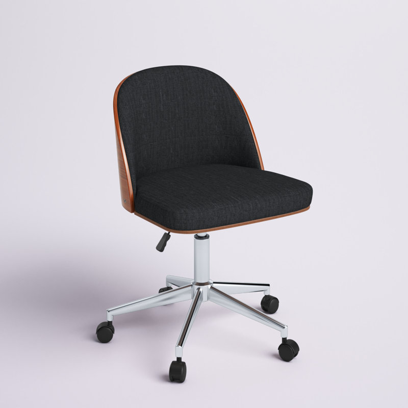 Chaise de bureau Ayumu, Gris foncé
