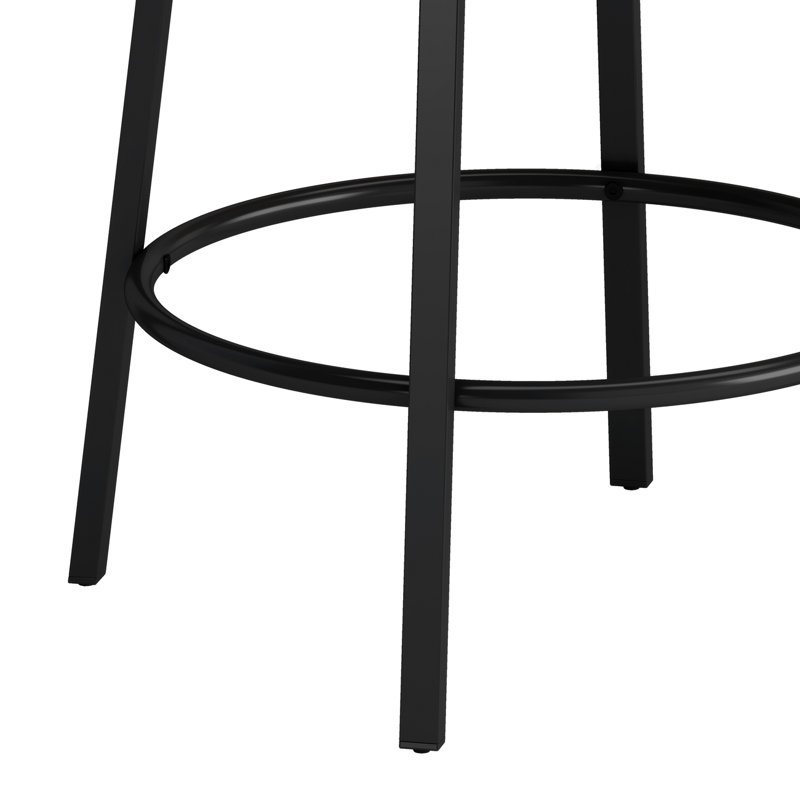 Ensemble de table et tabouret Yaneri, Bois / noir
