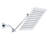 10" Stainless Steel Rainfall Shower Head With Air Injection - Finish Steel, Convenient Use-127368459