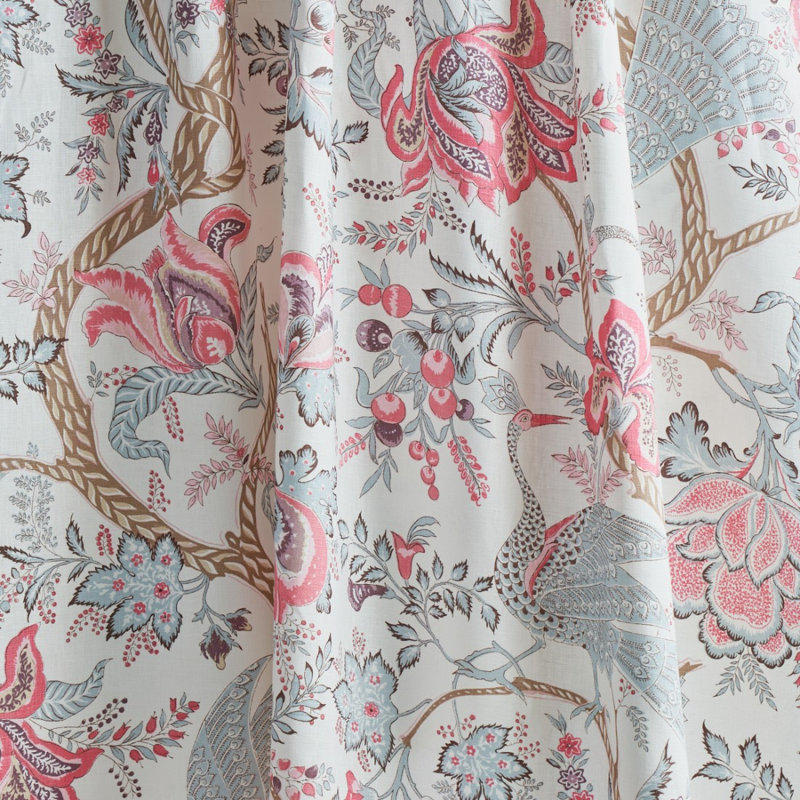 Tissu en lin Aveline, Rose