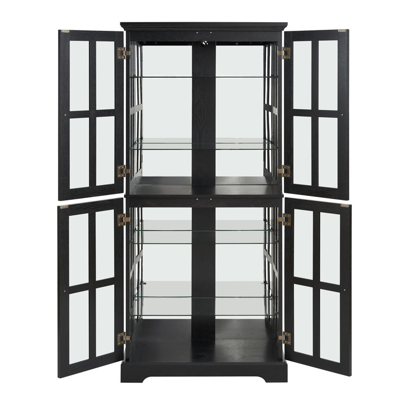 Curio Display Cabinet, Black