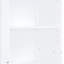 Lit Space, blanc avec tablettes pour petites maisons, tablettes, espaces