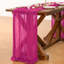 Chemin de table en étamine Cheesecloth Summer Boho Rose chaud 2 pièces de gaze rustique 10pi en tissu de fromage diaphane de style campagnard pour douche de bébé décorations de fêtes nuptiales